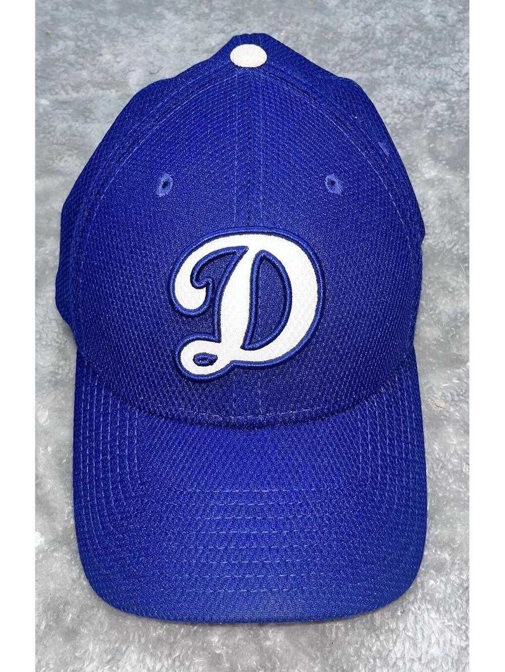 Los Angeles Dodgers Hat Cap Sz S/M MLB On Field D Script New Era Mesh 39T